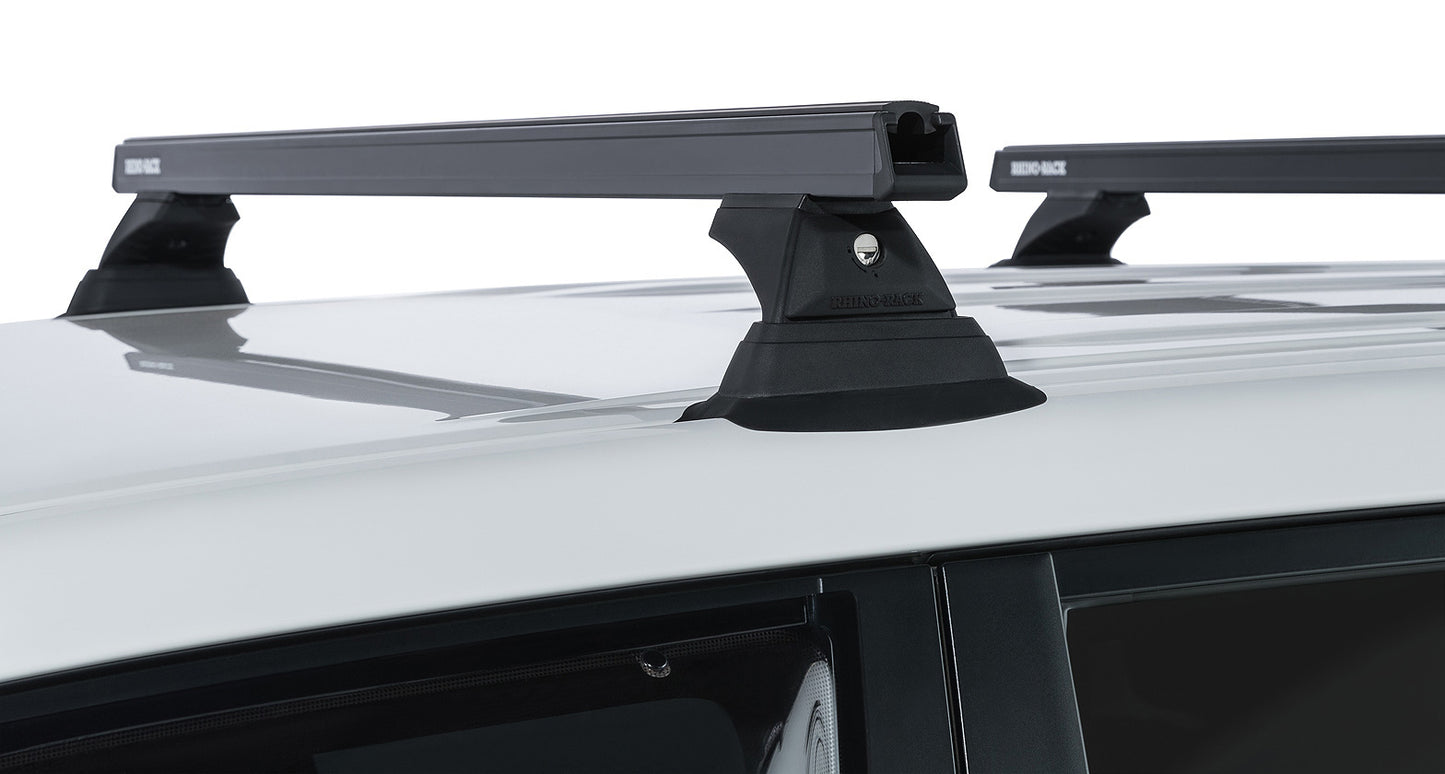 Heavy Duty RCH Black 3 Bar Roof Rack
