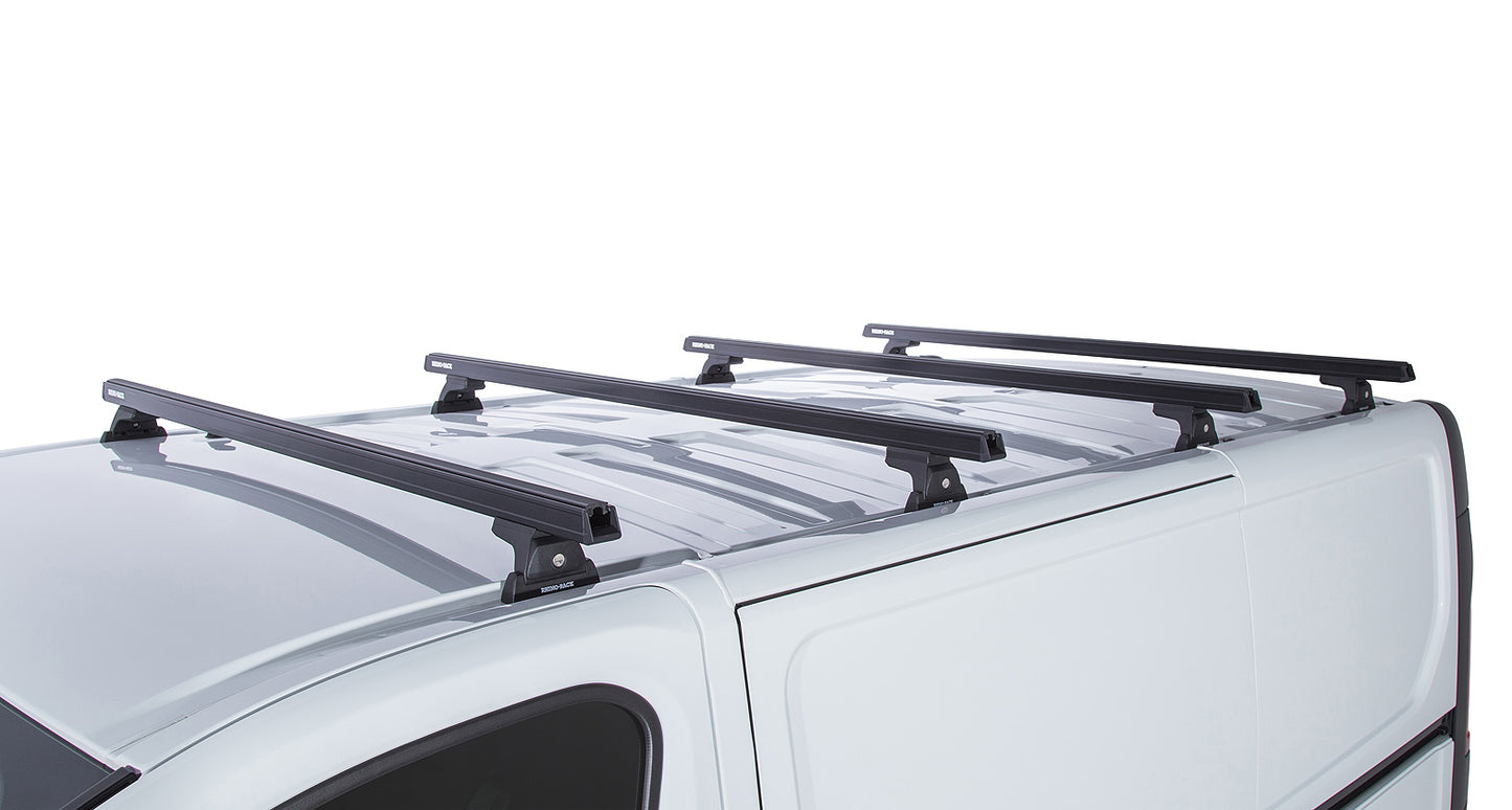 Heavy Duty RLT600 Black 4 Bar Roof Rack