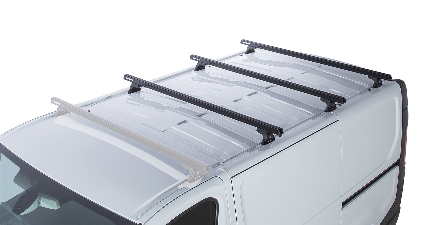Heavy Duty RLT600 Black 3 Bar Roof Rack (MF/MR/R)