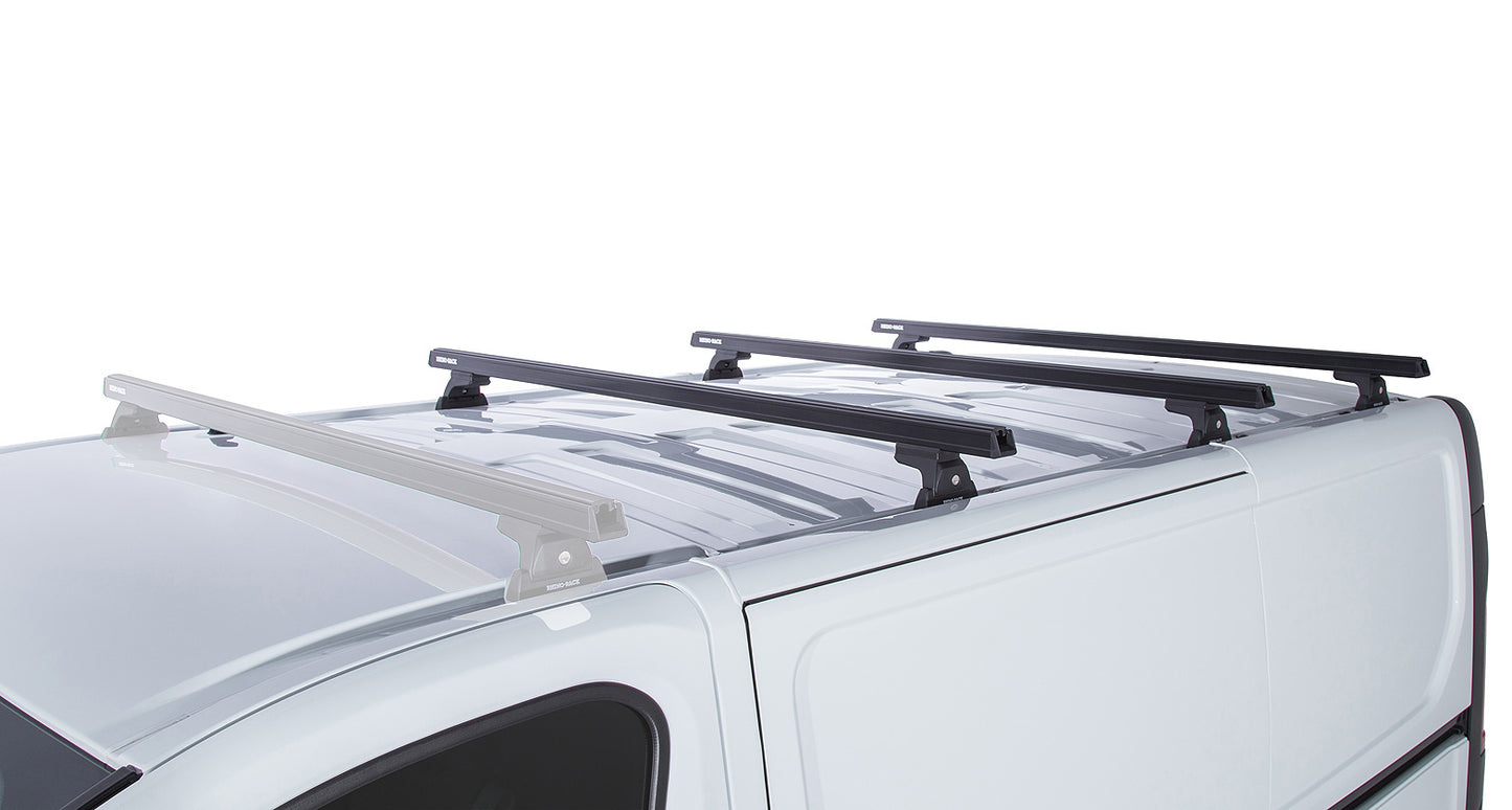 Heavy Duty RLT600 Black 3 Bar Roof Rack (MF/MR/R)