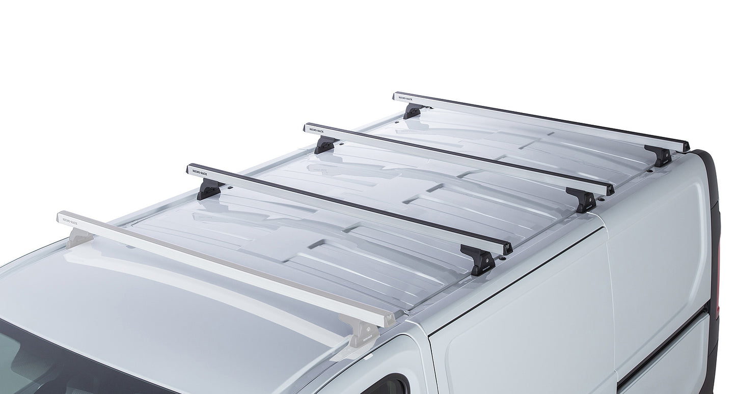 Heavy Duty RLT600 Silver 3 Bar Roof Rack (MF/MR/R)