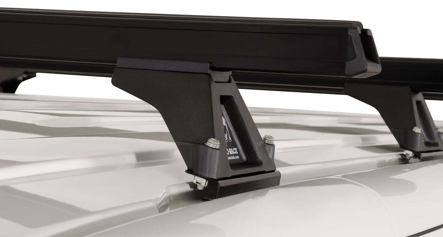 Heavy Duty RLTF Black 4 Bar Roof Rack