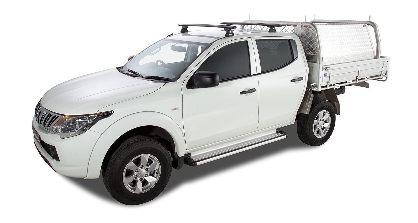 Vortex RLT600 Ditch Mount Black 2 Bar Roof Rack