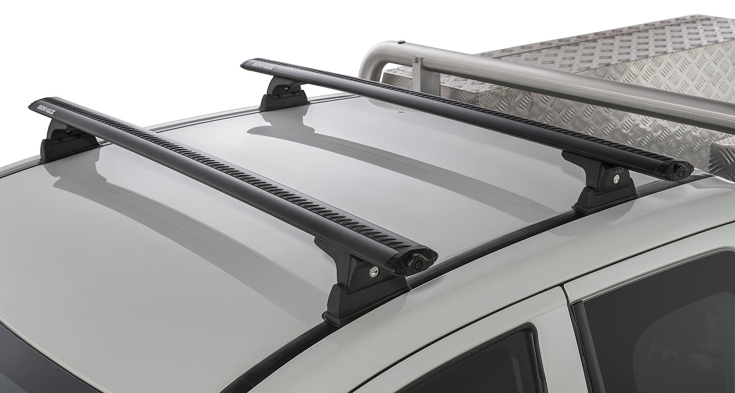 Vortex RLT600 Ditch Mount Black 2 Bar Roof Rack