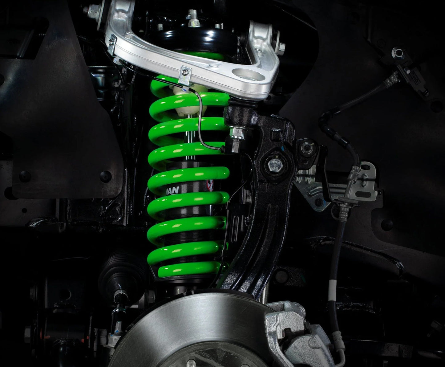 Front Foam Cell Pro Coil Springs Green - Light - 50mm Lift