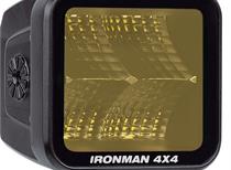 Ironman 4x4 40W Bright Cube Flood Beam LED Cube Light - 81 x 75mm (Each) - Amber TOYOTA LandCruiser