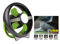 Ironman 4x4 Rechargeable Tent Fan with LED