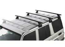 Rhino Rack Vortex RL150 Black 3 Bar Roof Rack TOYOTA LandCruiser