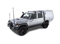 Heavy Duty RL110 Black 2 Bar Roof Rack TOYOTA LandCruiser