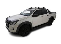 Rhino Rack Vortex RCL Black 2 Bar Roof Rack ISUZU D-Max