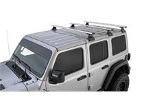 Rhino Rack Heavy Duty RCL Silver 3 Bar Rhino-Rack Backbone Roof Rack JEEP Wrangler