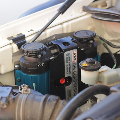 2005-2014 N70 Toyota Hilux non abs Onboard Air Compressor Mount - Engine Bay