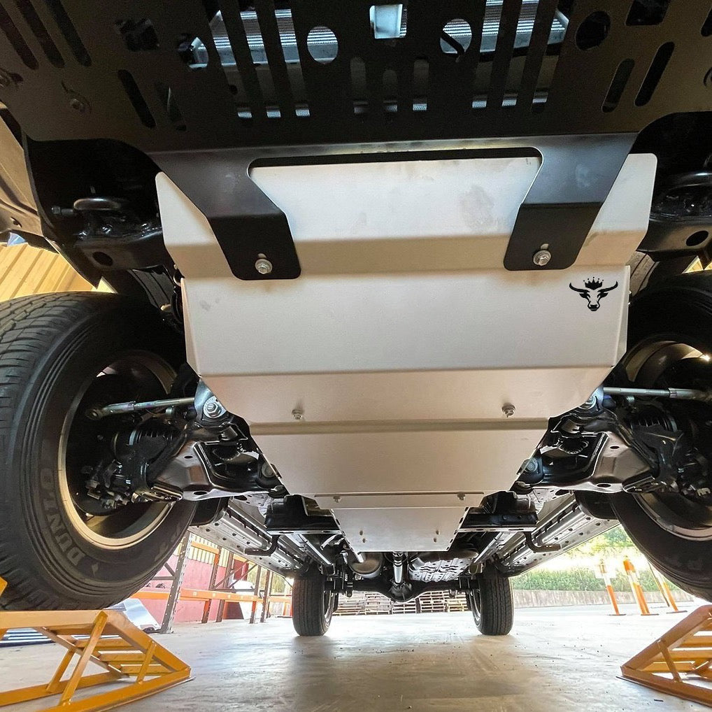 2015-2023 Toyota N80 Hilux 4mm Stainless Steel - Front, Sump and Transmission Bash Plates