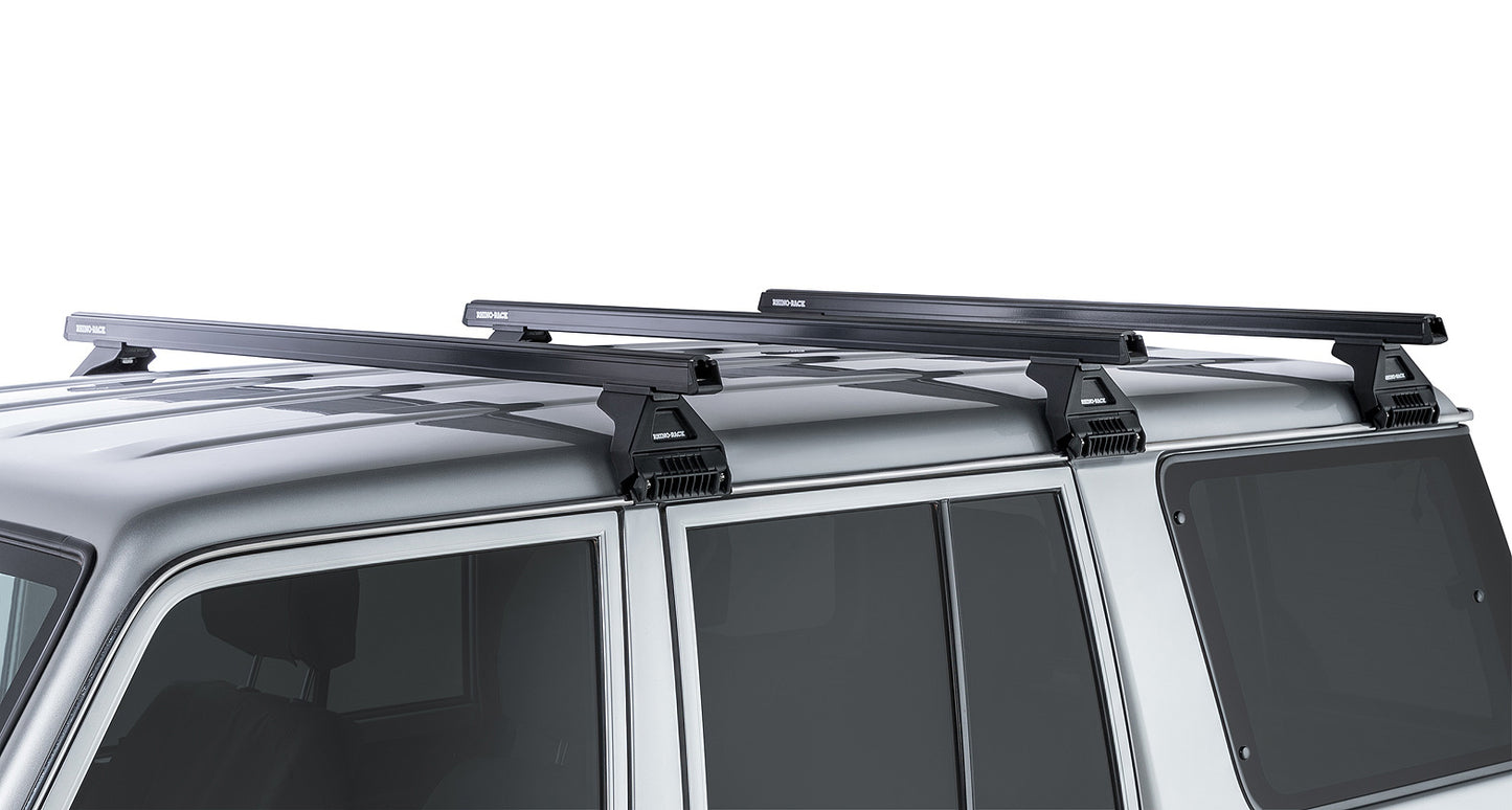 Heavy Duty RL110 Black 3 Bar Roof Rack