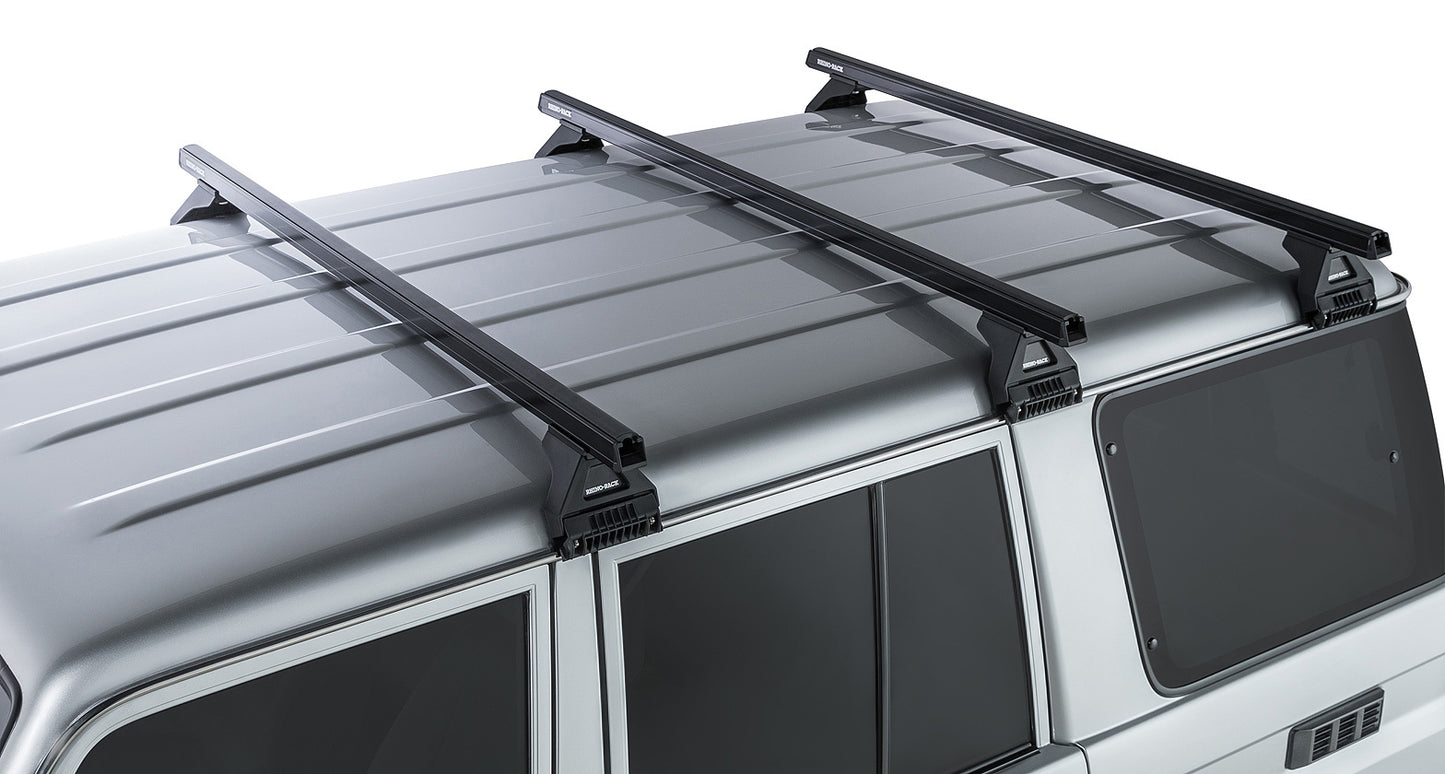 Heavy Duty RL110 Black 3 Bar Roof Rack