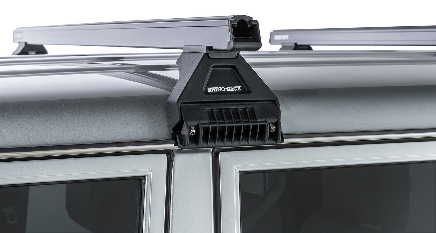 Heavy Duty RL110 Black 3 Bar Roof Rack