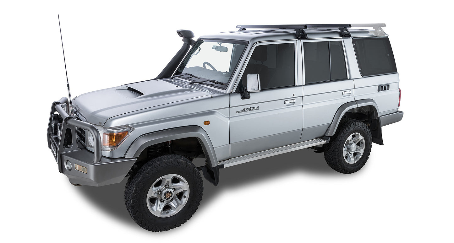 Heavy Duty RL110 Black 2 Bar Roof Rack