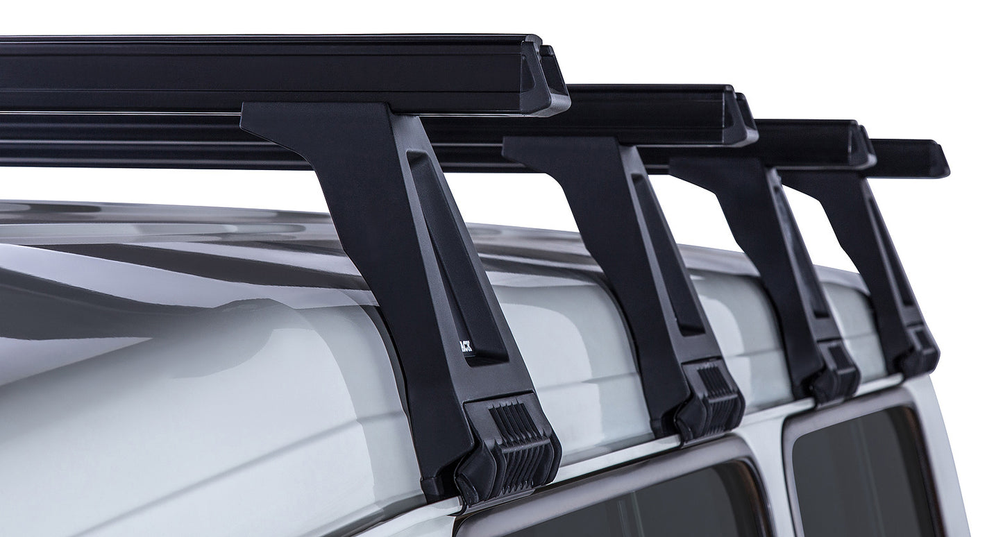 Heavy Duty RL210 Black 4 Bar Roof Rack