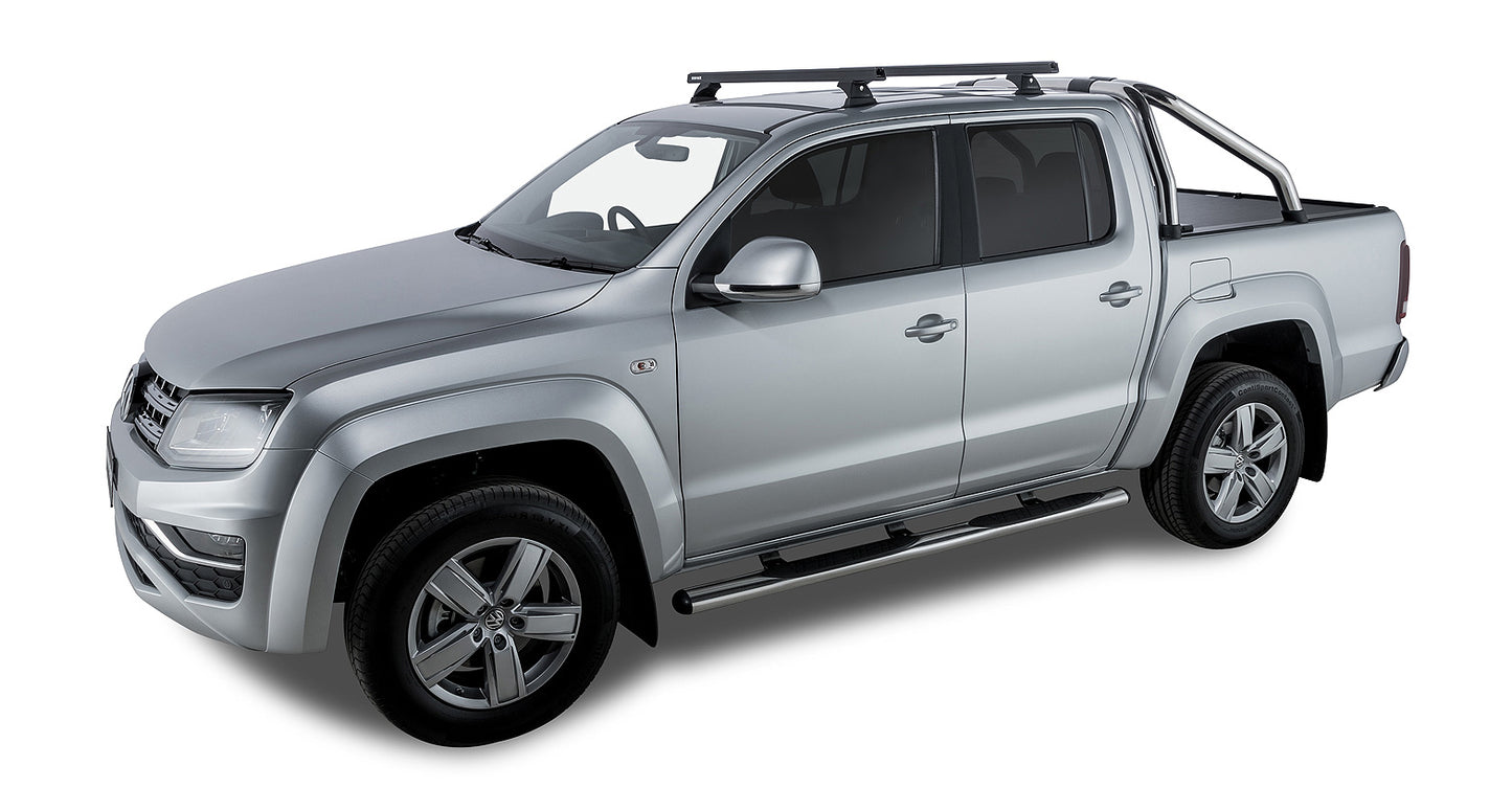 Heavy Duty RCH Black 2 Bar Roof Rack