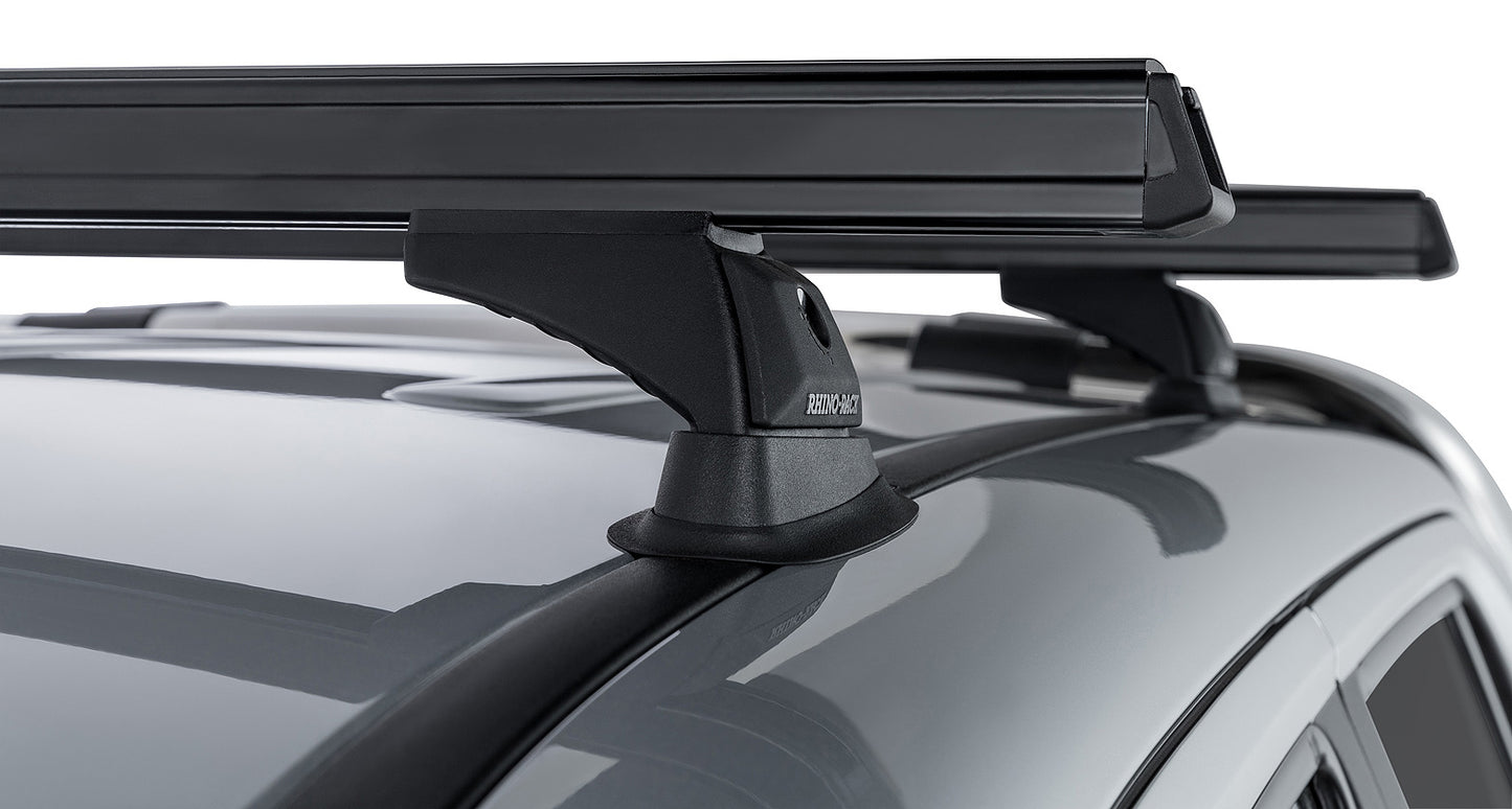 Heavy Duty RCH Black 2 Bar Roof Rack