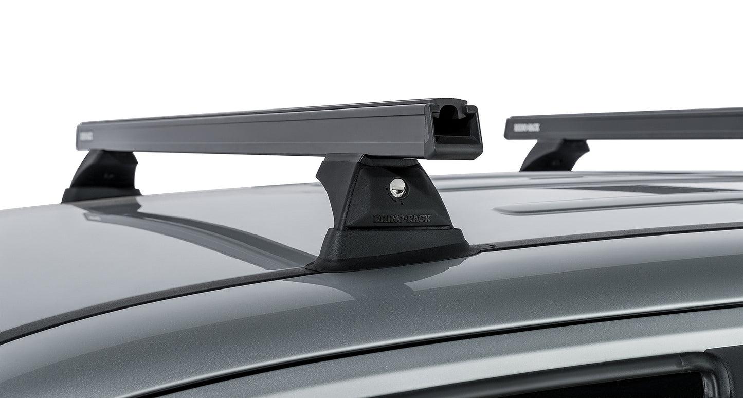 Heavy Duty RCH Black 2 Bar Roof Rack