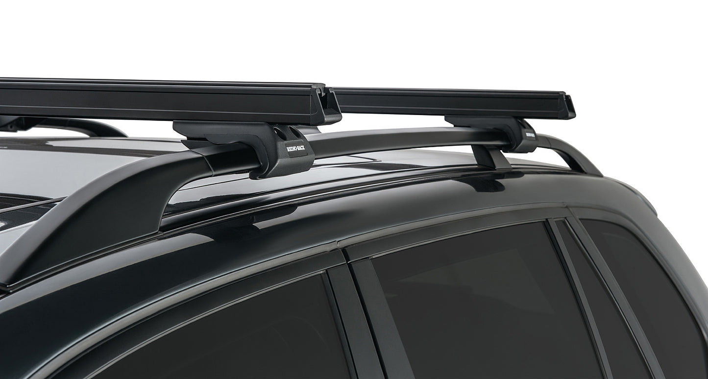 Heavy Duty CXB Black 2 Bar Roof Rack