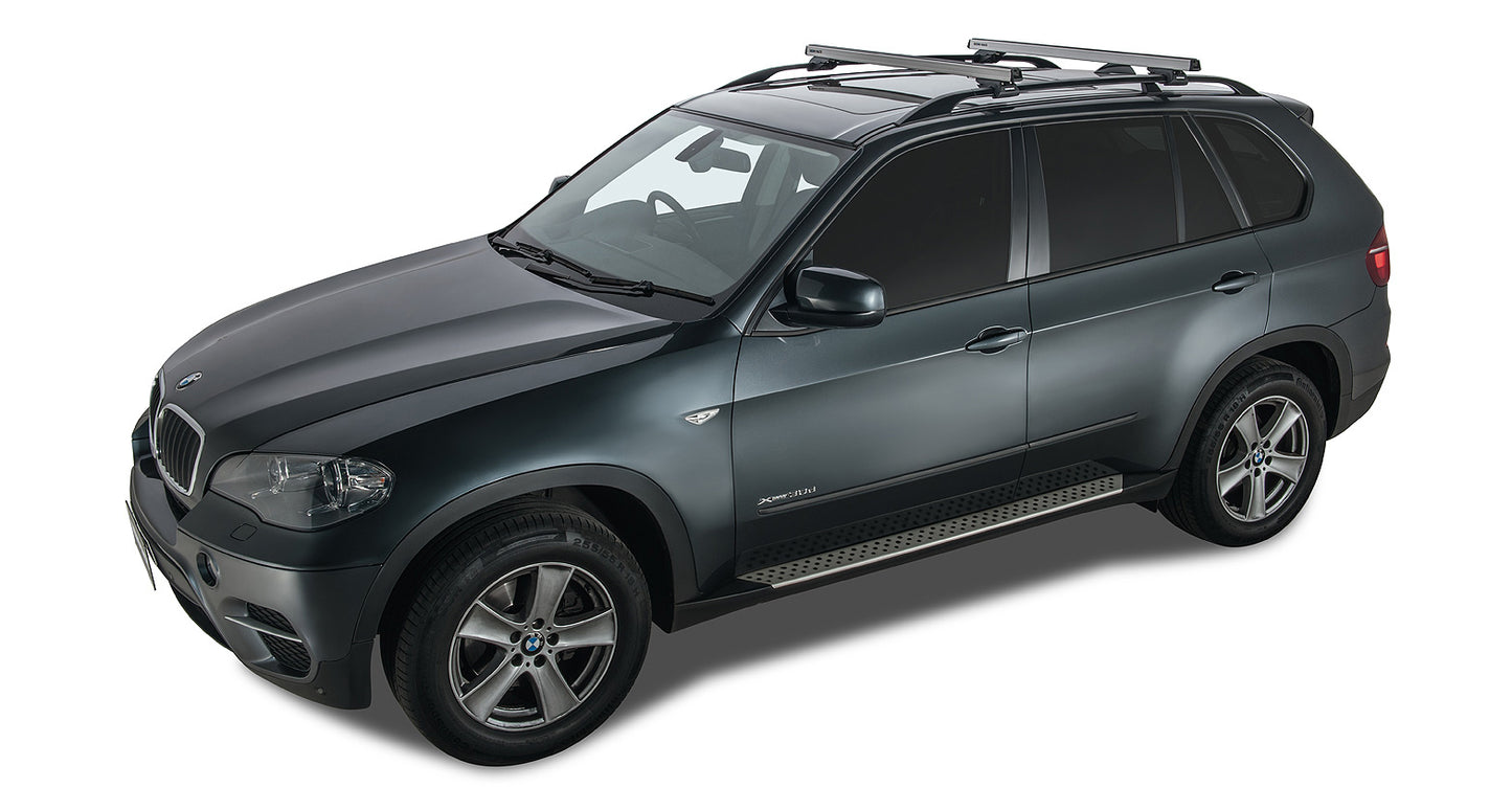 Heavy Duty CXB Silver 2 Bar Roof Rack