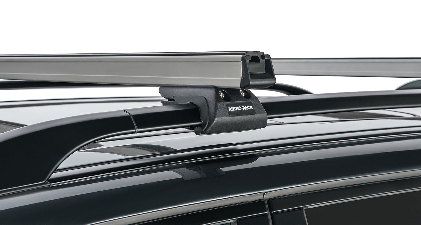 Heavy Duty CXB Silver 2 Bar Roof Rack