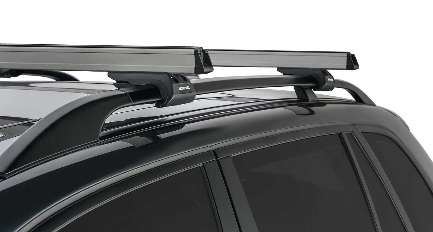 Heavy Duty CXB Silver 2 Bar Roof Rack