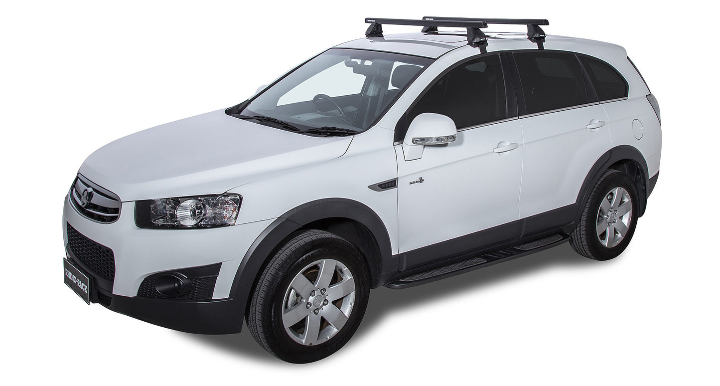 Heavy Duty 2500 Black 2 Bar Roof Rack