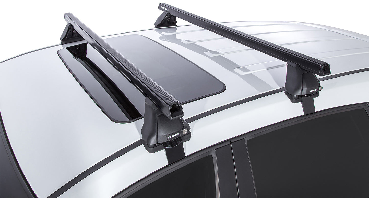 Heavy Duty 2500 Black 2 Bar Roof Rack