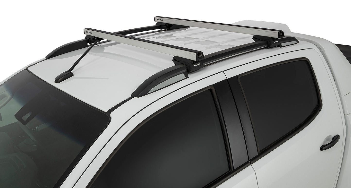 Heavy Duty CXB Silver 2 Bar Roof Rack
