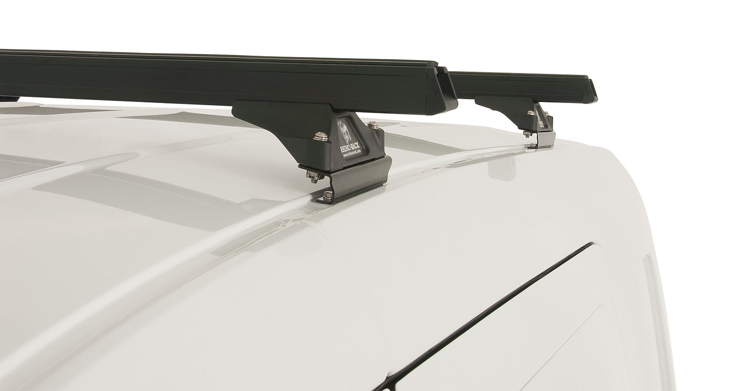 Heavy Duty RLTP Black 2 Bar Roof Rack