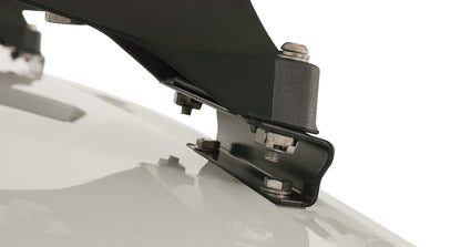 Heavy Duty RLTP Black 2 Bar Roof Rack