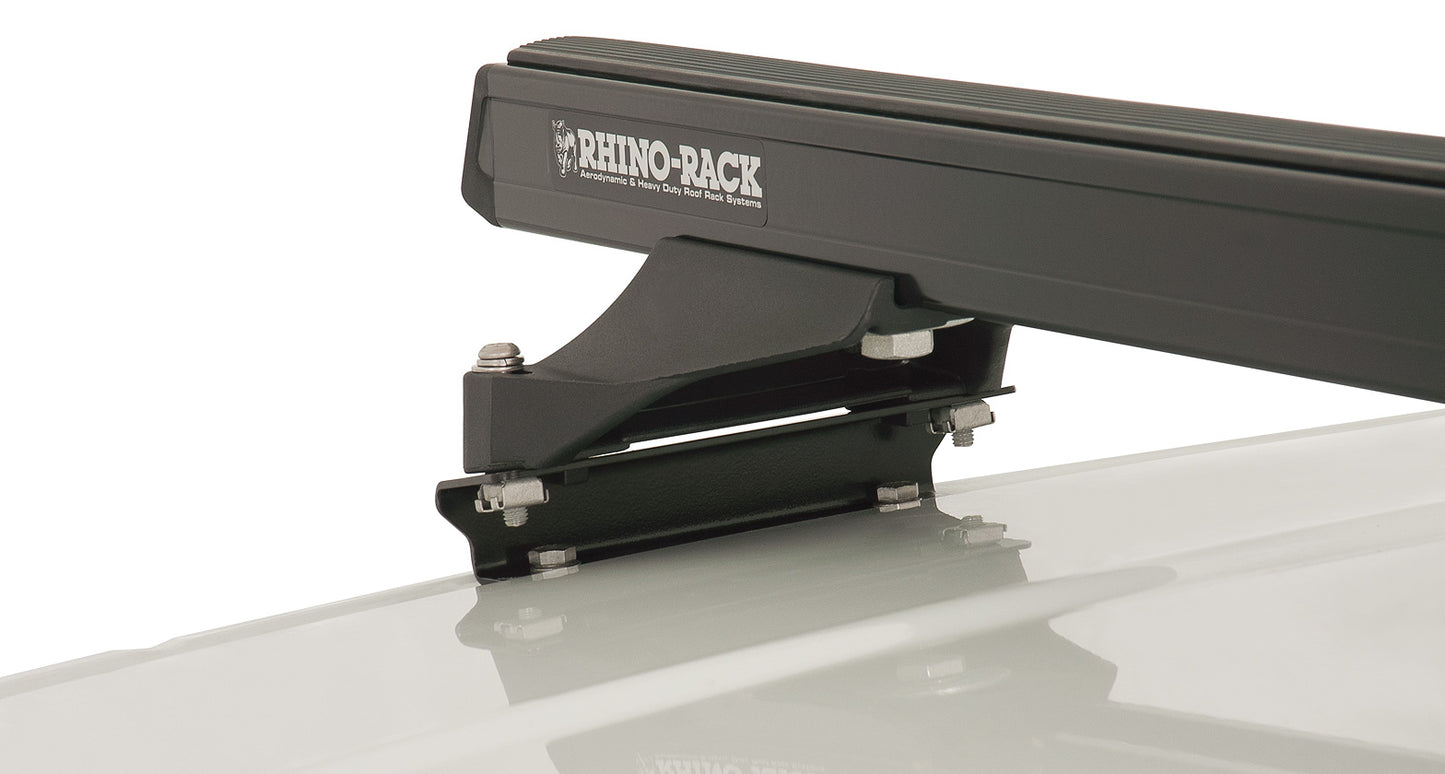 Heavy Duty RLTP Black 2 Bar Roof Rack