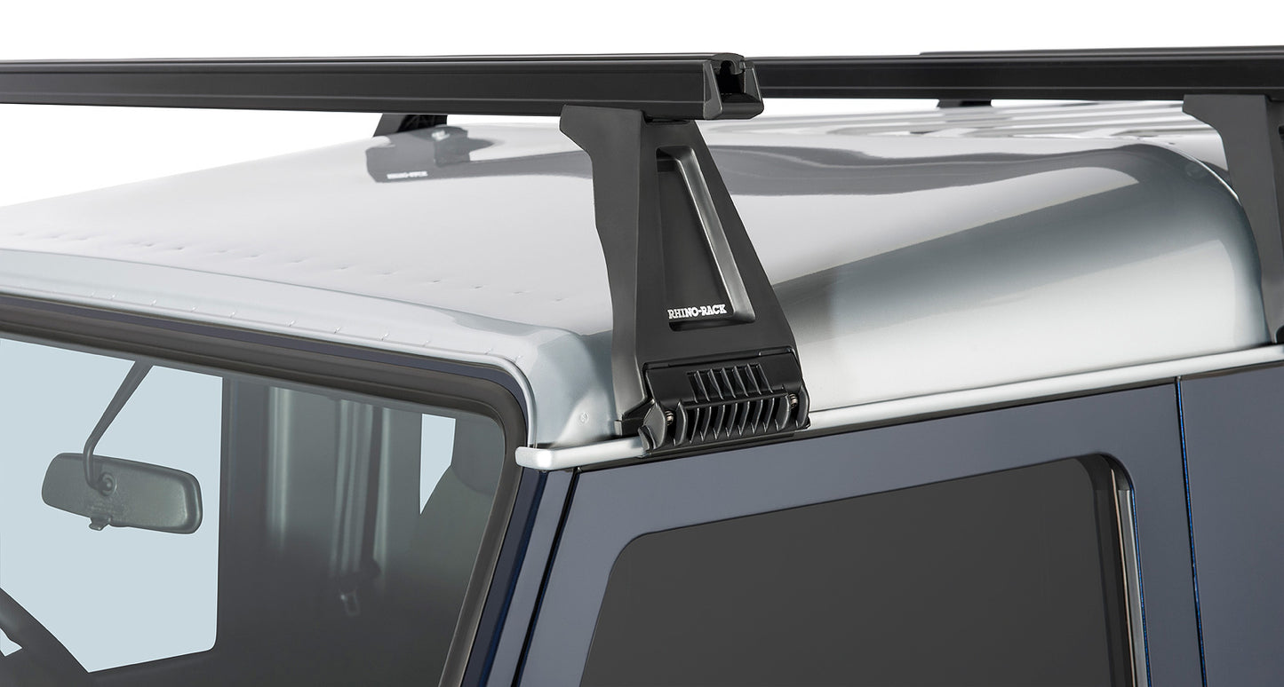 Heavy Duty RL210 Black 3 Bar Roof Rack