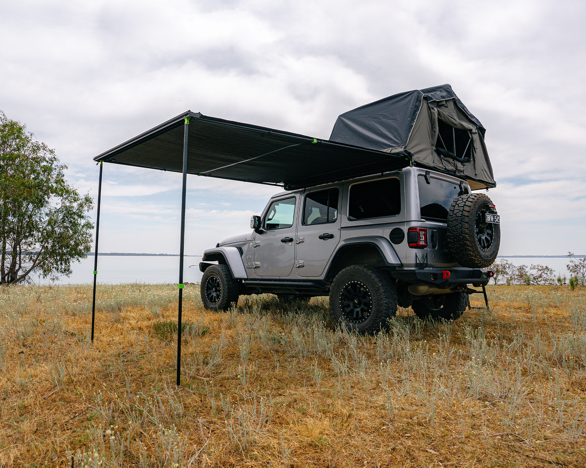 Deltawing Stall Deltawing 90 Awning (2.5M x 2.5M) – Truracks Western Towbars and Bullbars