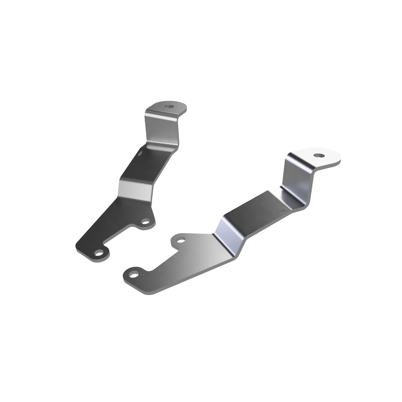 2012-2020 Isuzu MU-X Bonnet Hinge Ditch Light Bracket Pair