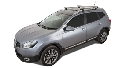 Heavy Duty CXB Silver 2 Bar Roof Rack