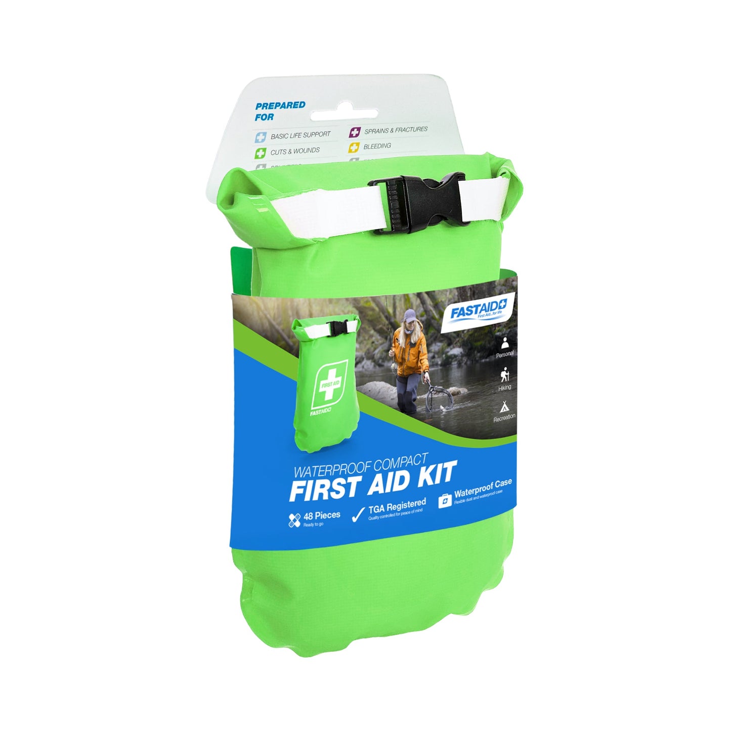 FastAid Waterproof Compact™ Soft Pack First Aid Kit