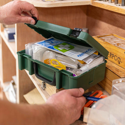 FastAid DIY Workshop™ Plastic Portable First Aid Kit