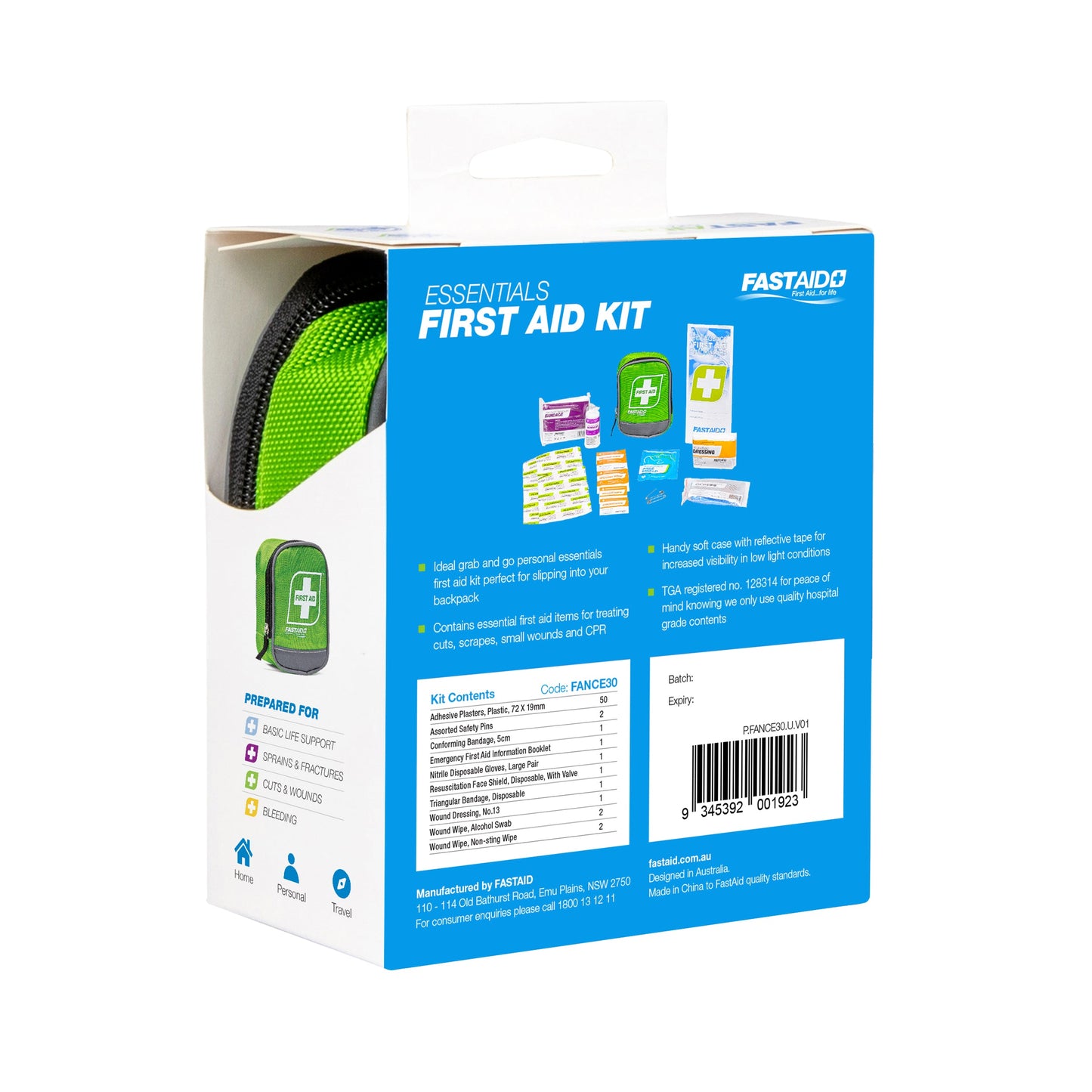 FastAid Essentials™ Soft Pack First Aid Kit