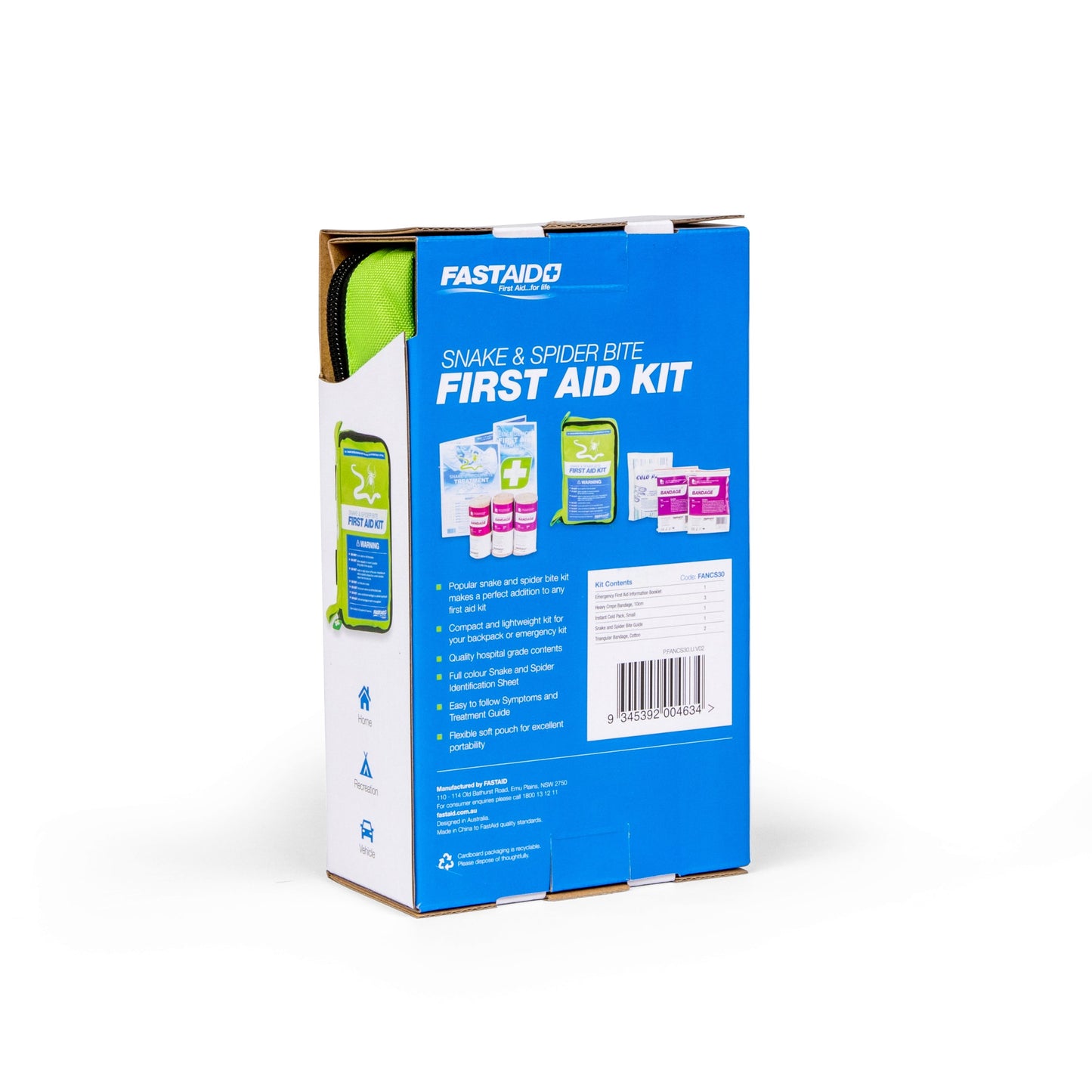 FastAid Snake & Spider Bite™ Soft Pack First Aid Kit