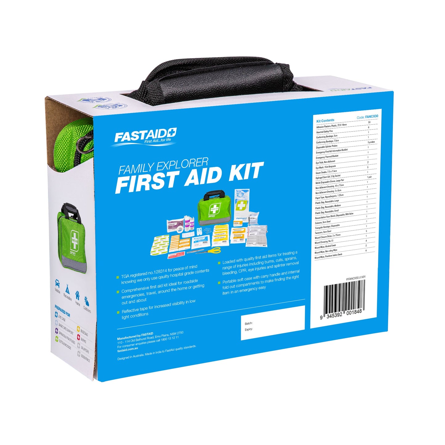 FastAid Family Explorer™ Soft Pack First Aid Kit