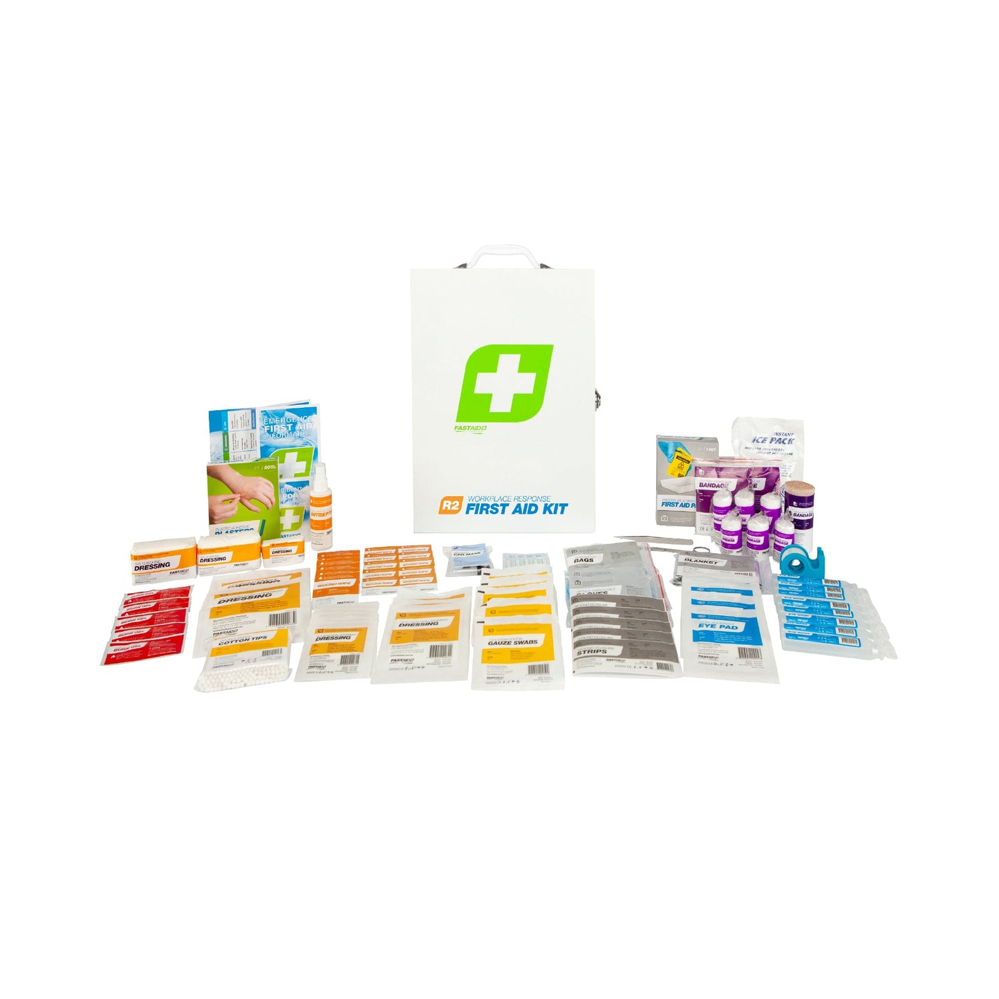 FastAid R2 Workplace Response™ Metal Cabinet First Aid Kit