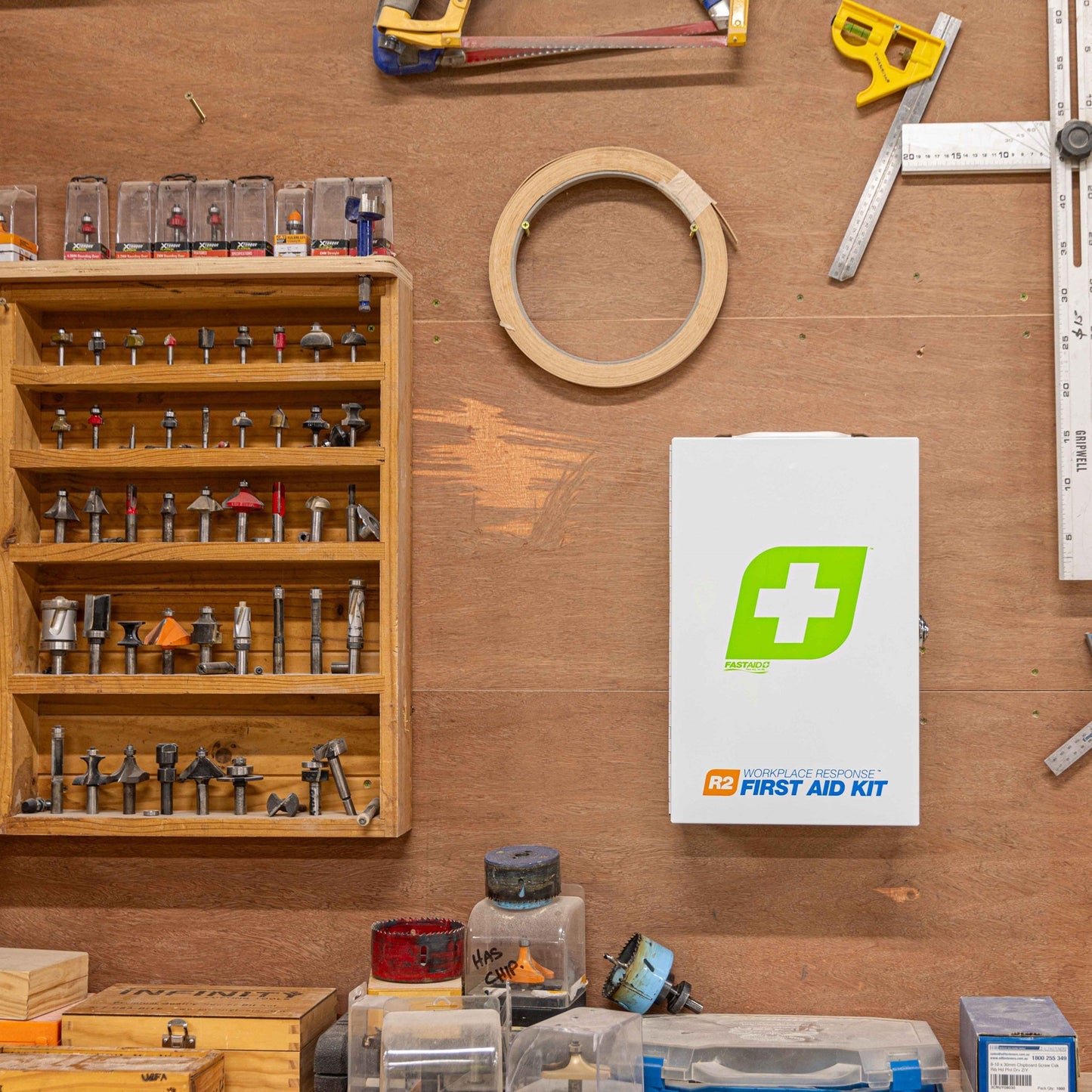 FastAid R2 Workplace Response™ Metal Cabinet First Aid Kit