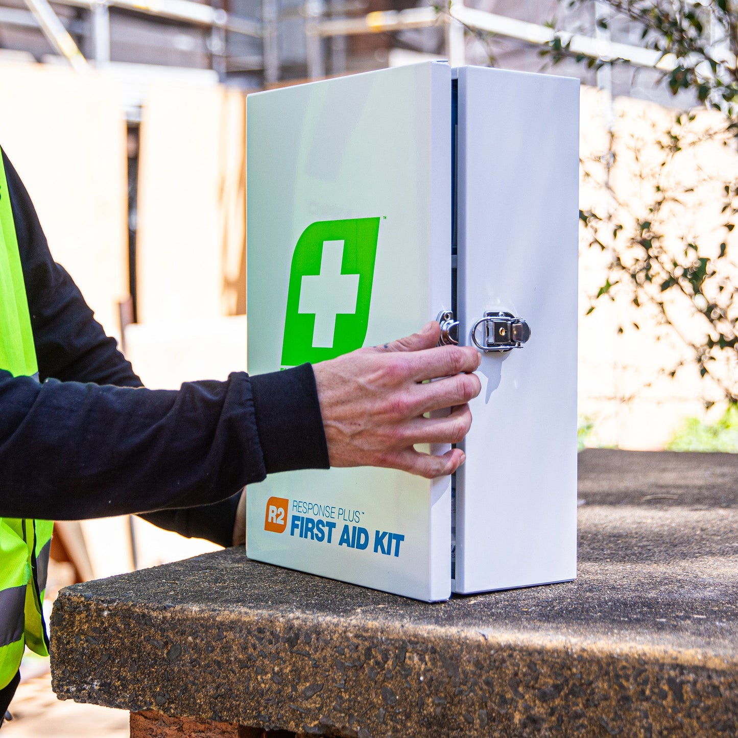 FastAid R2 Response Plus™ Metal Cabinet First Aid Kit