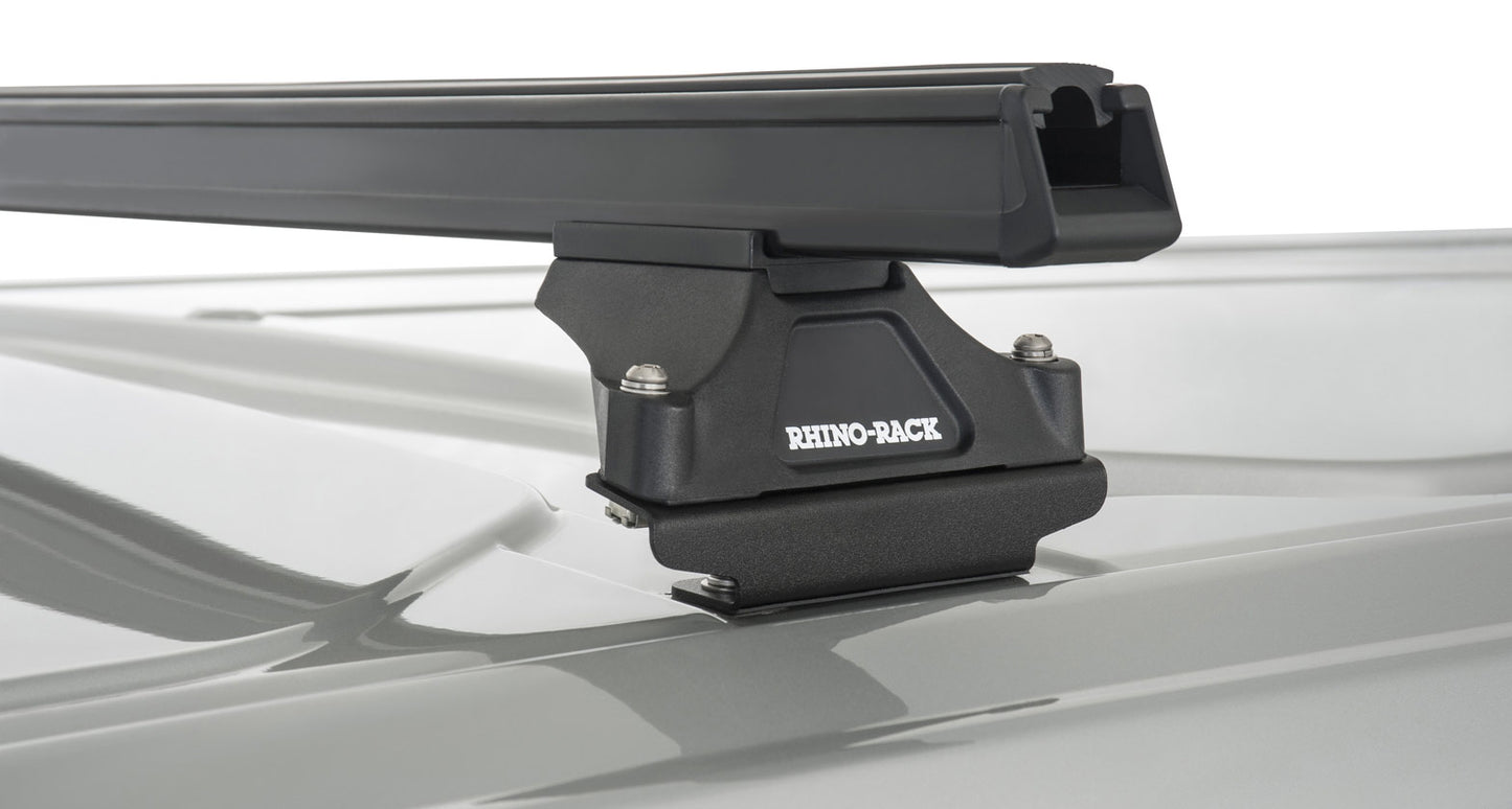 Heavy Duty RLTP Black 2 Bar Roof Rack
