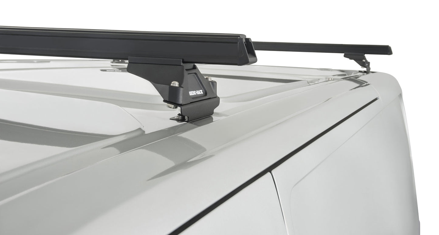 Heavy Duty RLTP Black 2 Bar Roof Rack
