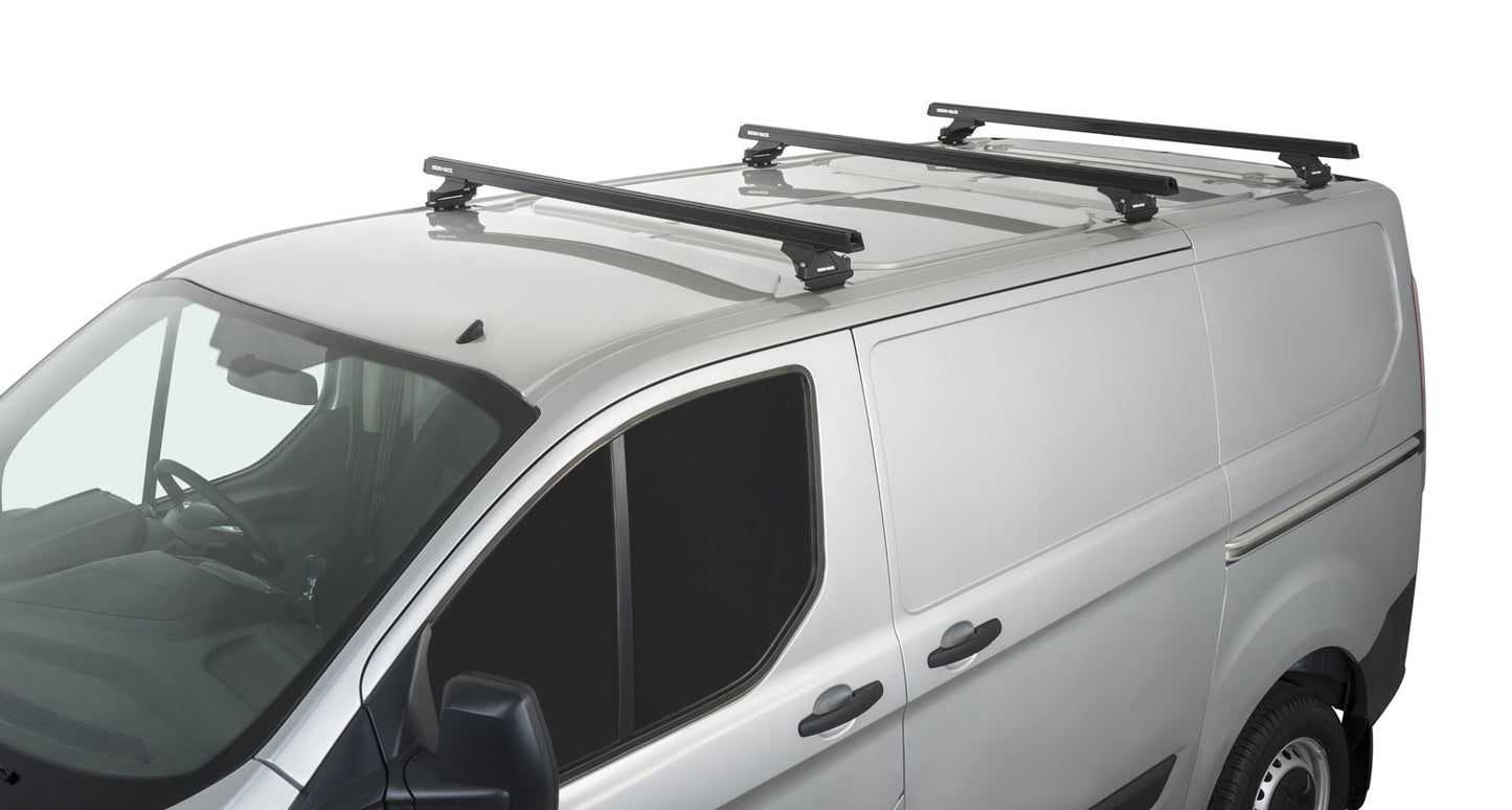 Heavy Duty RLTP Black 3 Bar Roof Rack